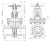 Задвижка стальная литая клиновая 30с15нж